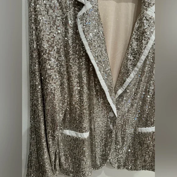 Cable & Gauge Sequin Blazer (XL) - Picture 5 of 6